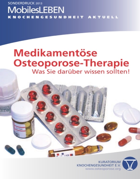 Neuer Sonderdruck zur medikamentösen Osteoporosetherapie
